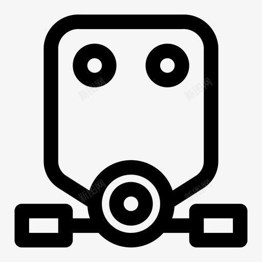 呼吸器面罩防毒面具svg_新图网 https://ixintu.com 呼吸器 面罩 防毒面具
