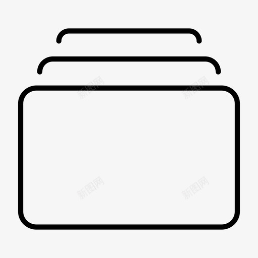 选项卡文件文件夹svg_新图网 https://ixintu.com 选项 卡文 文件 文件夹 列表 窗口 基本