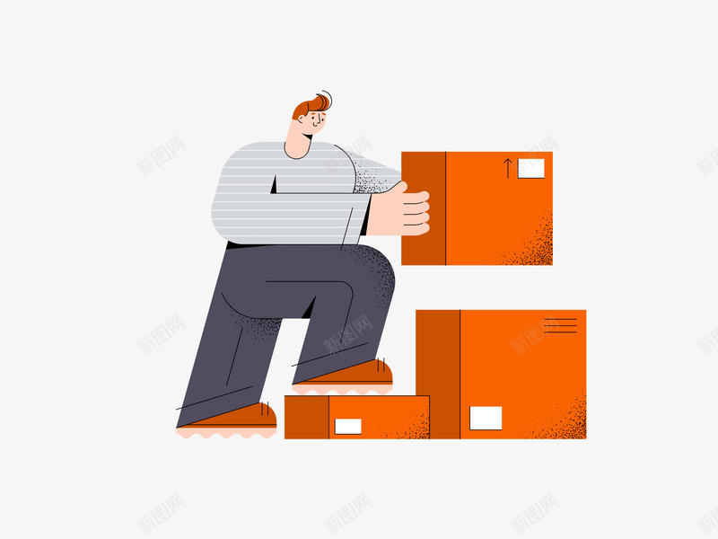 送货快递png免抠素材_新图网 https://ixintu.com 送货 快递