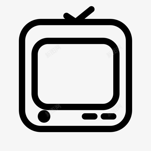 电视家电电子svg_新图网 https://ixintu.com 电视 家电 电子 家居 系列