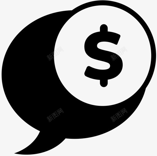 咨询费广告费成本svg_新图网 https://ixintu.com 咨询费 广告费 成本 金钱 对话 专家 建议 费用 价格 经济