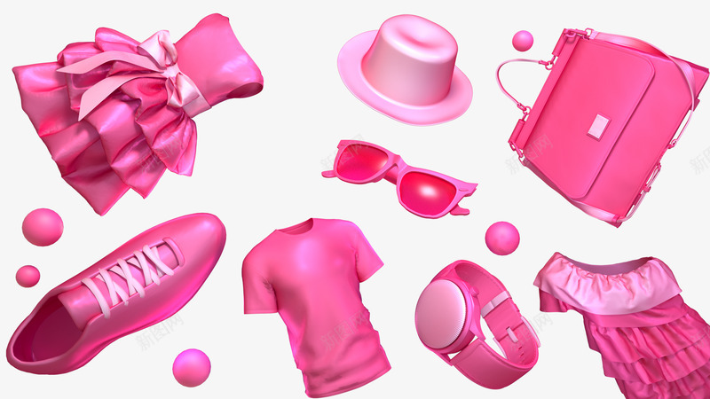 三维立体C4D3D装饰png免抠素材_新图网 https://ixintu.com 三维 立体 装饰