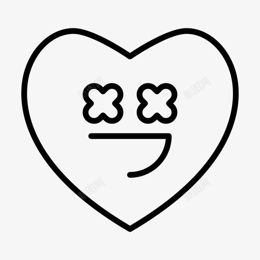 心盲关心svg_新图网 https://ixintu.com 表情 心盲 关心 爱心