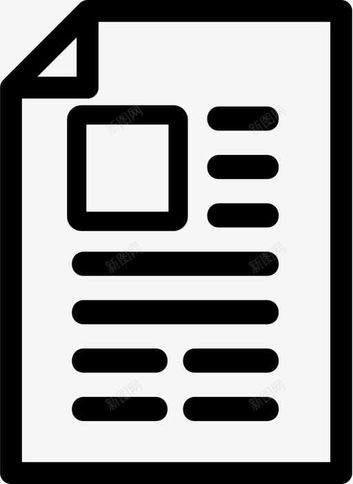 出版物蓝图信息svg_新图网 https://ixintu.com 文章 书面材料 出版物 蓝图 信息 新闻 使徒 徒书 文本 文件