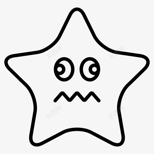 明星头晕表情svg_新图网 https://ixintu.com 表情 明星 头晕 心情