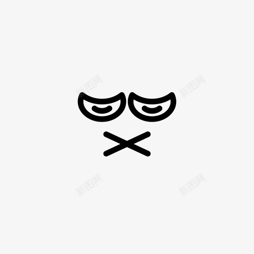 表情符号昏昏欲睡脸svg_新图网 https://ixintu.com 表情 符号 昏昏欲睡 哑巴