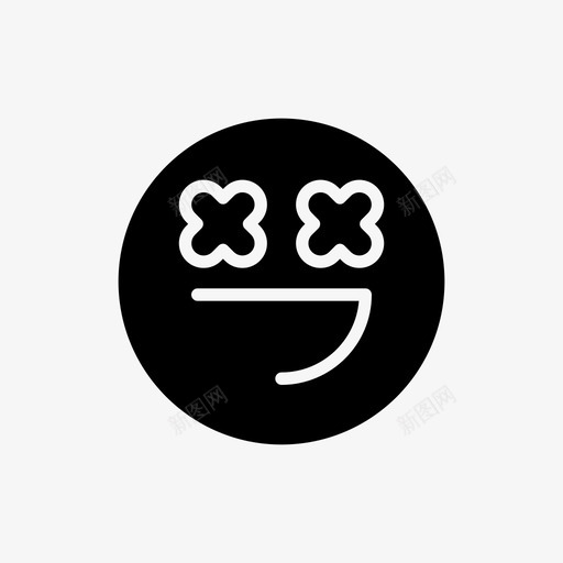 盲目表情符号表情svg_新图网 https://ixintu.com 表情 符号 盲目 情绪
