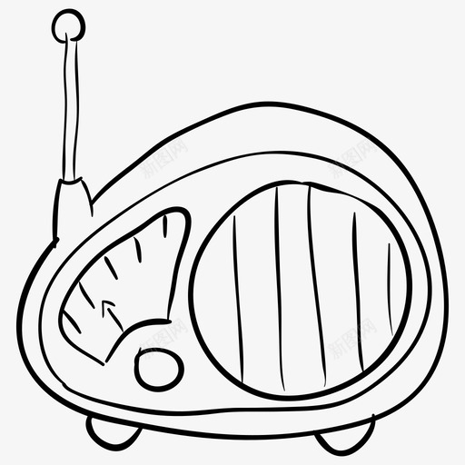 无线电电子传输无线电机svg_新图网 https://ixintu.com 无线电 无线 电影 图标 矢量图 矢量 院线 电影院 视频 电子 多媒体