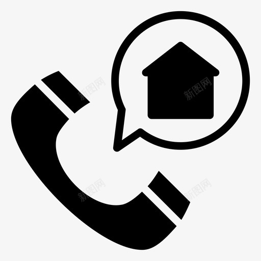 数字卖房买房保险电话svg_新图网 https://ixintu.com 卖房 数字 电话 买房 保险 物业 房屋交易 网上
