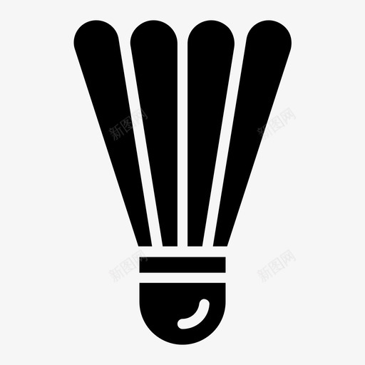 梭子羽毛球运动器材svg_新图网 https://ixintu.com 梭子 羽毛球 运动器材 小鸟 羽毛 射击 运动 雕文