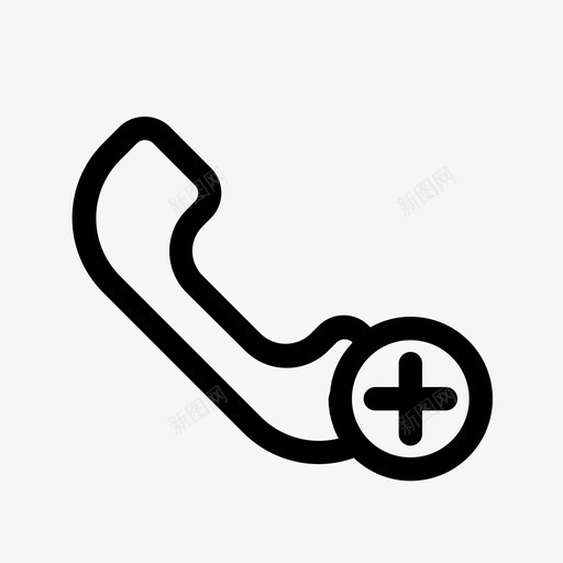 新呼叫添加呼叫多线网络通信svg_新图网 https://ixintu.com 呼叫 新呼叫 添加 多线 网络通信