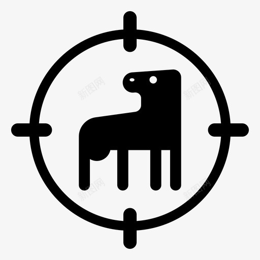 狩猎追捕动物目标svg_新图网 https://ixintu.com 狩猎 追捕 动物 目标 血液 运动 山羊 跟踪 旅游 假日 图标
