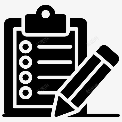 待办事项列表检查表文档svg_新图网 https://ixintu.com 列表 待办 事项 检查表 文档 任务 会计 财务 图示 向量 图标