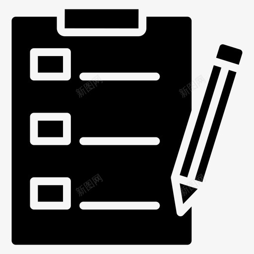 考试表考试成绩试卷svg_新图网 https://ixintu.com 考试 图标 矢量图 矢量 图示 科学 学校 教育学 教育 列表 事项