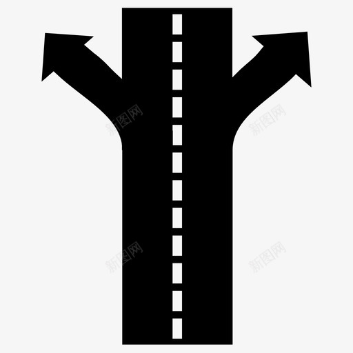 双向交叉十字路口双向svg_新图网 https://ixintu.com 双向 交叉 十字路口 高速公路 道路 家乐福