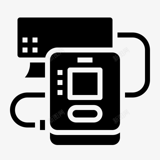 血压计工具医用实心图标集svg_新图网 https://ixintu.com 血压计 工具 医用 实心 图标