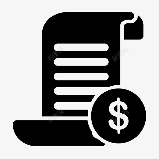 账单支付电子商务收据svg_新图网 https://ixintu.com 账单 支付 电子商务 收据