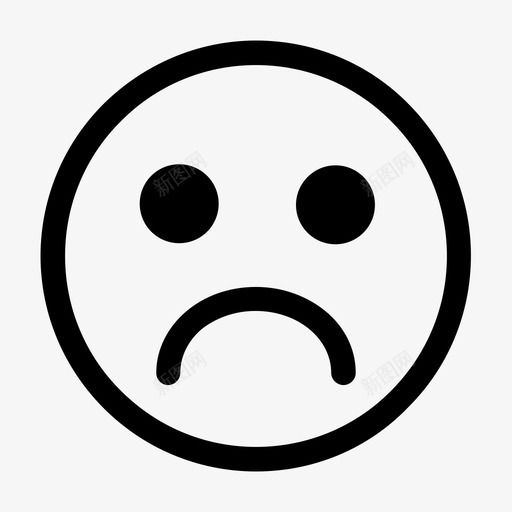 表情不满意悲伤svg_新图网 https://ixintu.com 表情 不满意 悲伤 电子商务