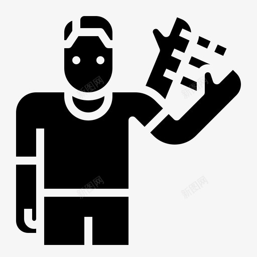 手波传染性距离svg_新图网 https://ixintu.com 距离 社会 手波手 传染性 固体 图标