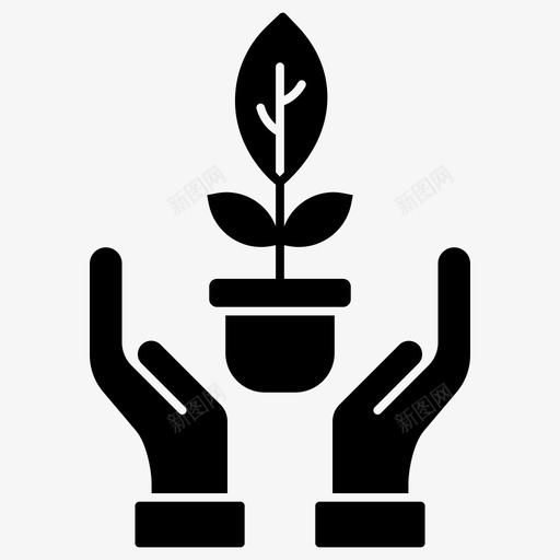 植物保护生态友好生态svg_新图网 https://ixintu.com 生态 植物保护 自然保护 友好 环境保护 一套 环保 字形 矢量 矢量图 图标