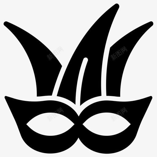 嘉年华面具服装眼罩svg_新图网 https://ixintu.com 面具 嘉年华 服装 眼罩 狂欢节 剧院 聚会 庆祝 图标 收藏