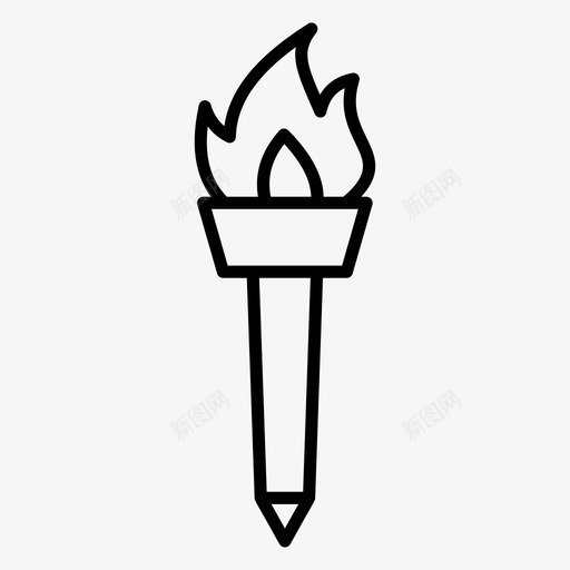 火把奥运火炬古董火炬svg_新图网 https://ixintu.com 火炬 火把 奥运 古董 传统 建筑 建筑工 工具 矢量 矢量图 图标