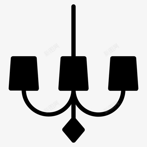 家具吊灯室内装饰svg_新图网 https://ixintu.com 吊灯 家具 室内装饰