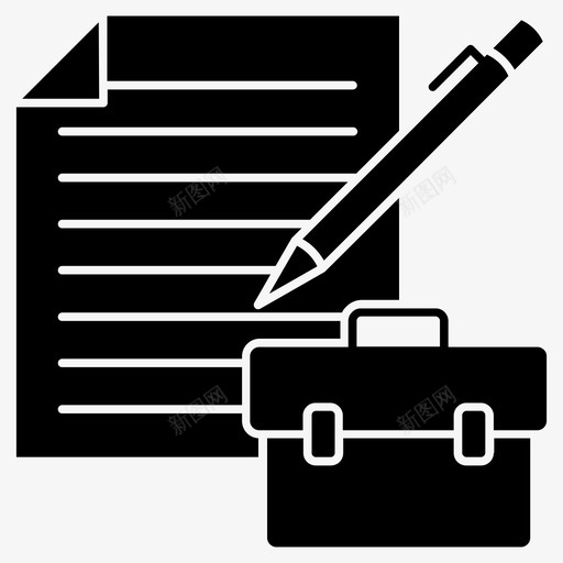 文书工作管理公文包业务目录svg_新图网 https://ixintu.com 文书工作 管理 公文包 业务 目录 投资 组合 工作 案例