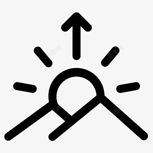 日出群山svg_新图网 https://ixintu.com 日出 群山