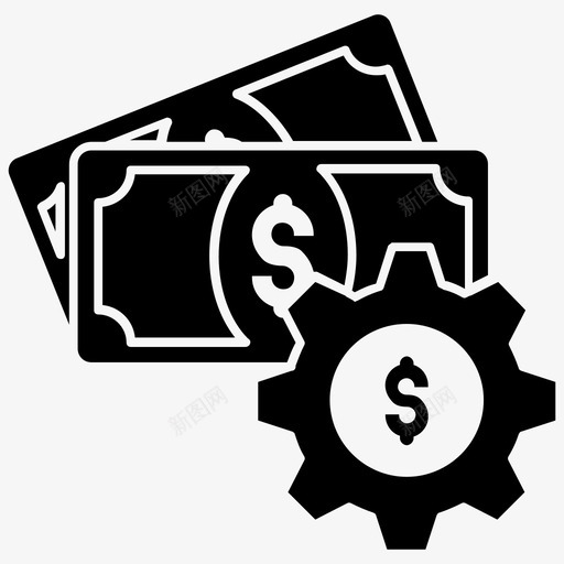 财务管理企业管理现金管理svg_新图网 https://ixintu.com 财务管理 管理 企业管理 现金 经济管理 资金 企业 财务 字形 图标 集合