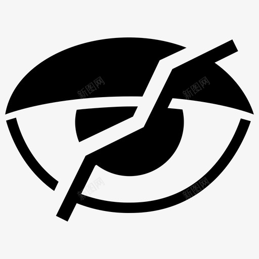 眼睛盲隐藏密码svg_新图网 https://ixintu.com 眼睛 隐藏 密码 不可 见不 可见 查看 基本 图标