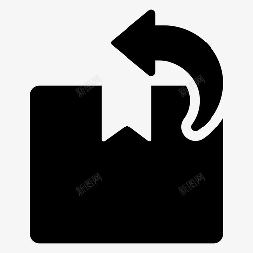 包裹退回产品退回发货和交货图示符图标集合svg_新图网 https://ixintu.com 退回 包裹 产品 发货 交货 图示 图标 集合