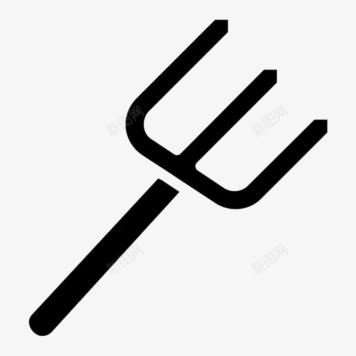 挖掘叉耕作设备园艺叉svg_新图网 https://ixintu.com 挖掘 设备 耕作 园艺 收获 木叉 农业 第卷 雕文