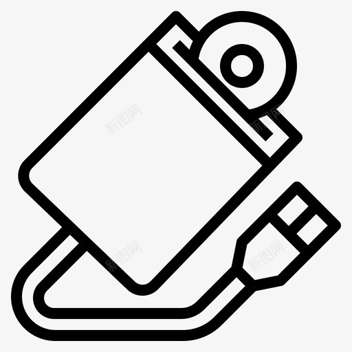 光驱硬件电脑硬件轮廓图标集svg_新图网 https://ixintu.com 光驱 硬件 电脑硬件 轮廓 图标