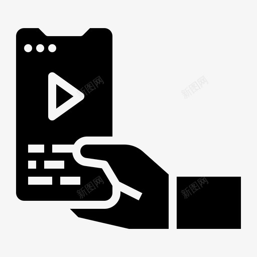 病毒式营销应用程序智能手机svg_新图网 https://ixintu.com 营销 病毒 应用程序 智能 手机 实心 图标