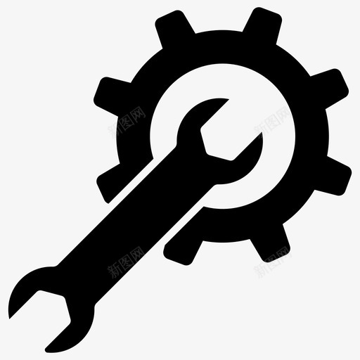 设置配置维护工具svg_新图网 https://ixintu.com 图标 工具 设置 配置 维护 维修 设备 技术 技术工 彩色 轮廓