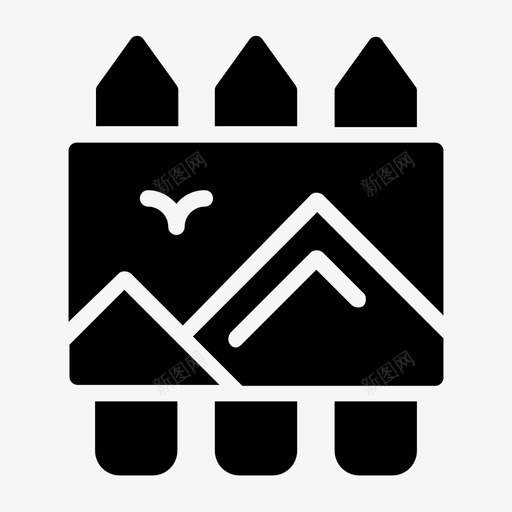 油漆架油漆板素描svg_新图网 https://ixintu.com 油漆 素描 设计 固定 雕文