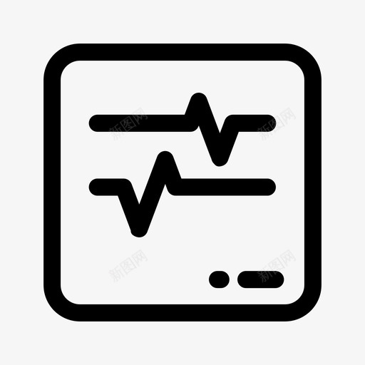 ecg心脏脉搏svg_新图网 https://ixintu.com 心脏 脉搏 心率 其他 线路