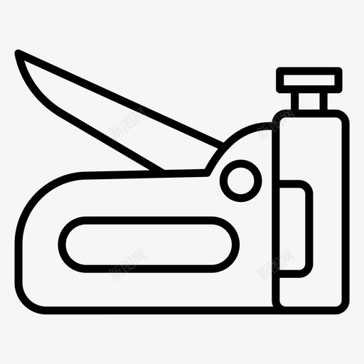 装订枪办公用品纸张装订机svg_新图网 https://ixintu.com 装订 纸张 装订机 办公用品 文具 建筑 建筑工 工具 矢量 矢量图 图标