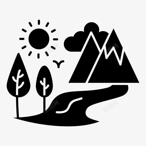 小山站小山丘陵区svg_新图网 https://ixintu.com 小山 小山丘 丘陵区 山地 景观 山脉 自然 户外 图形 矢量 矢量图
