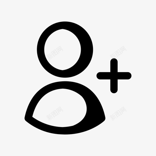 添加联系人帐户成员svg_新图网 https://ixintu.com 添加 联系人 帐户 成员 用户 杂项