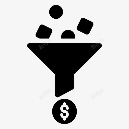 销售漏斗转换漏斗开发过程svg_新图网 https://ixintu.com 漏斗 销售 转换 开发 过程 数字 营销 货币 过滤器 商业 金融