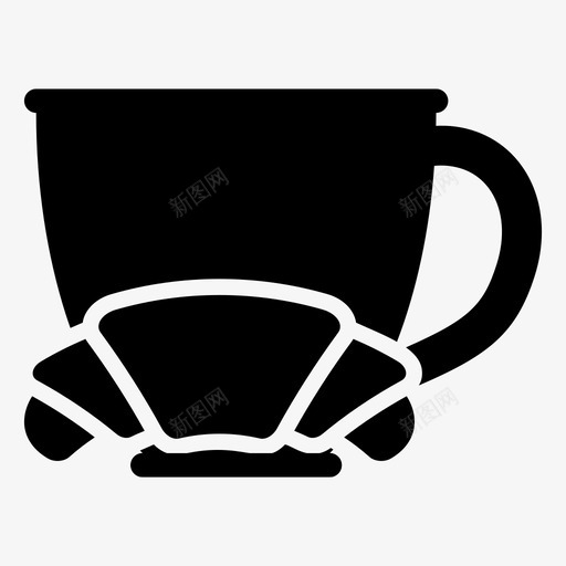 早餐早午餐小吃svg_新图网 https://ixintu.com 早餐 午餐 小吃 茶点 时间 旅行 假日 图标 收集