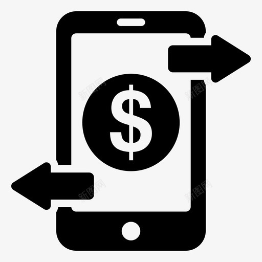 移动交易ebanking移动银行svg_新图网 https://ixintu.com 移动 交易 银行 在线交易 安全 交易商 商业 图标 集合