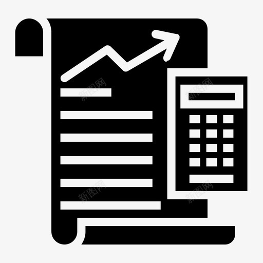 帐户财务图示符svg_新图网 https://ixintu.com 帐户 财务 图示