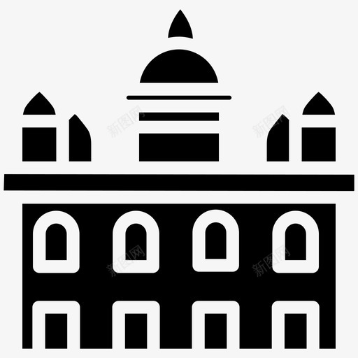 和平圣母大教堂非洲建筑svg_新图网 https://ixintu.com 大教堂 和平 圣母 非洲 建筑 地标 符号