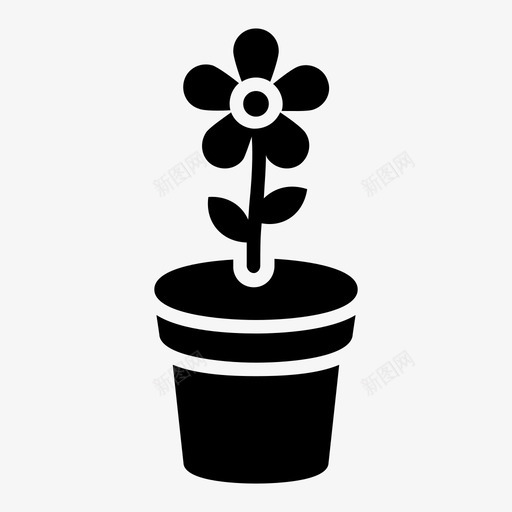 花盆装饰件园林花盆svg_新图网 https://ixintu.com 花盆 装饰件 园林 植物 农业 第一 一卷 雕文