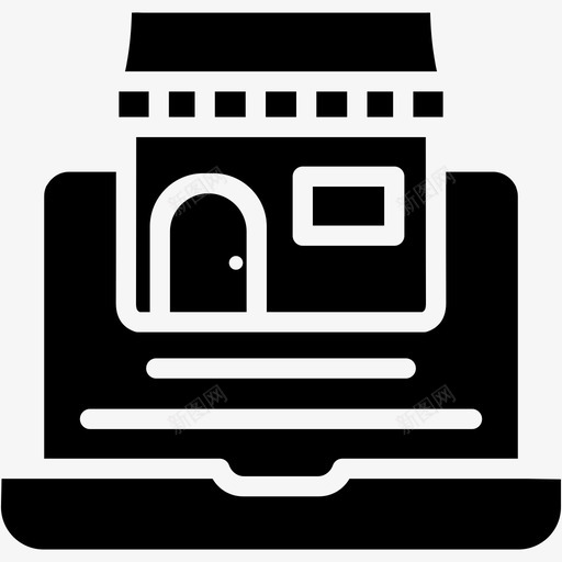 网上购物预订电子商务svg_新图网 https://ixintu.com 网上购物 预订 电子商务 订单