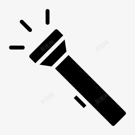 袖珍手电筒手电筒光源svg_新图网 https://ixintu.com 手电筒 袖珍 光源 探照灯 一套 法律 正义 立体 矢量 矢量图 图标