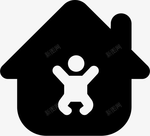 家庭之家保姆慈善机构svg_新图网 https://ixintu.com 家庭 之家 保姆 慈善 机构 儿童 孤儿院 房屋 建筑物